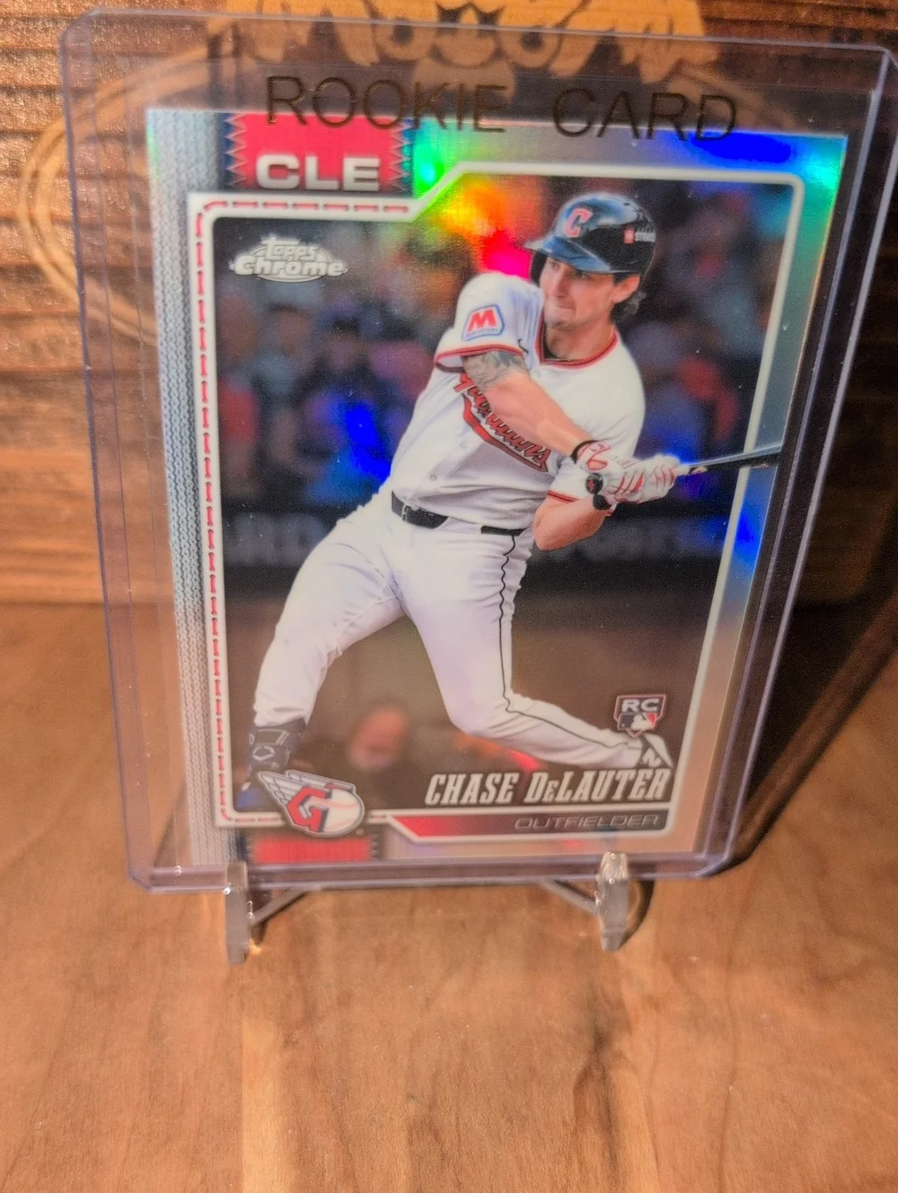 2026 Topps Chrome Chase DeLauter Silver Refractor Rookie Card Guardians